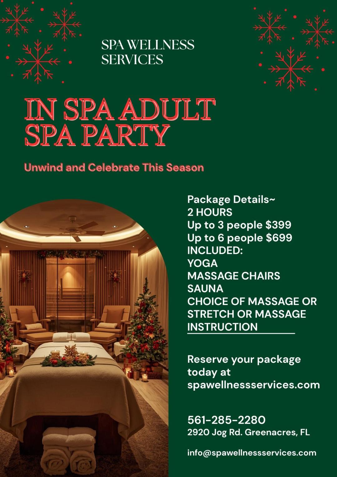 Spa wellness holiday’s packages